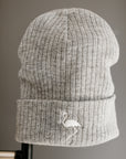 Get Your Pink Back  Embroidered Gray Beanie